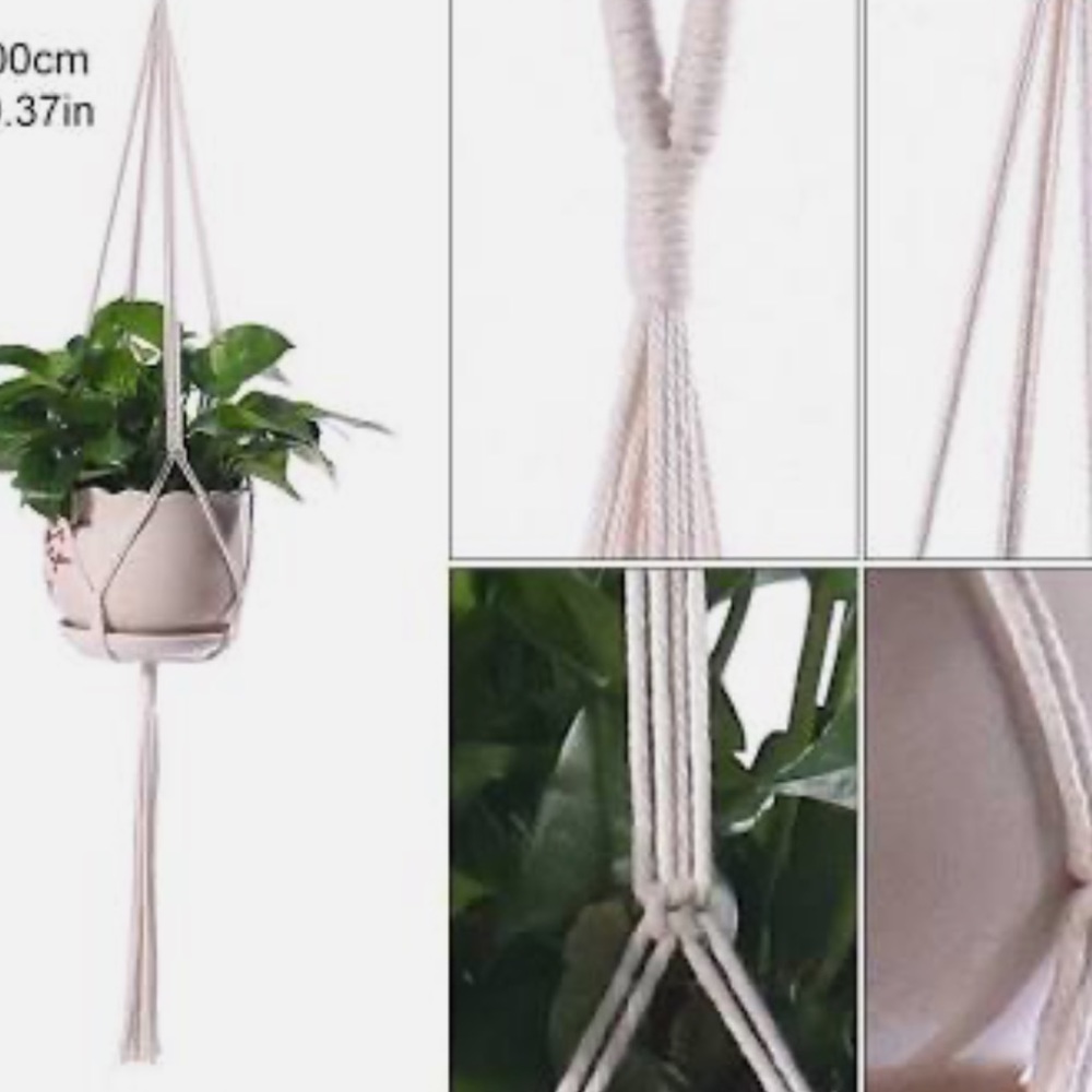 plant macrame hanger